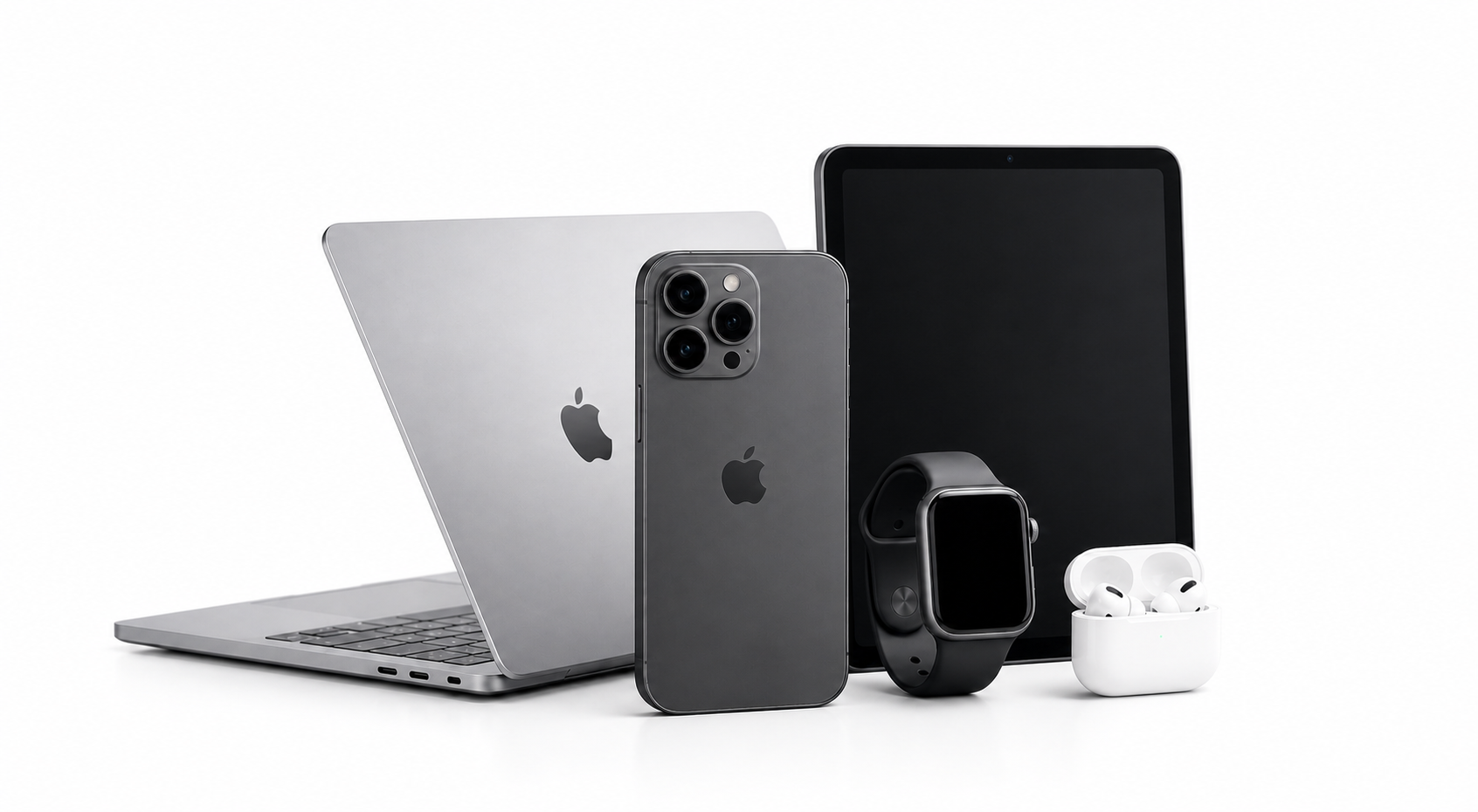 iPhone, MacBook, iPad, Apple Watch и AirPods